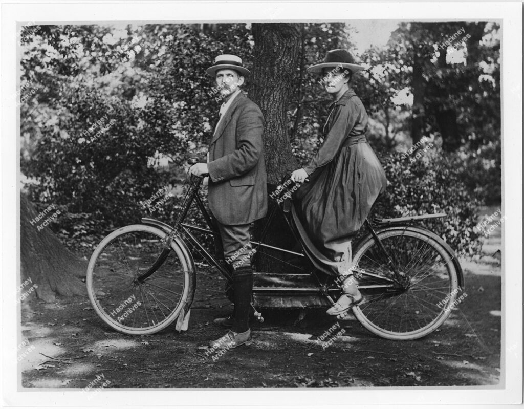 Mr Joseph Wilberforce & Mrs Gertrude Richardson, Orchard Mission, Well Street, Hackney. 1919. Organisers / administrators of  The Orchard Mission of Well Street.
