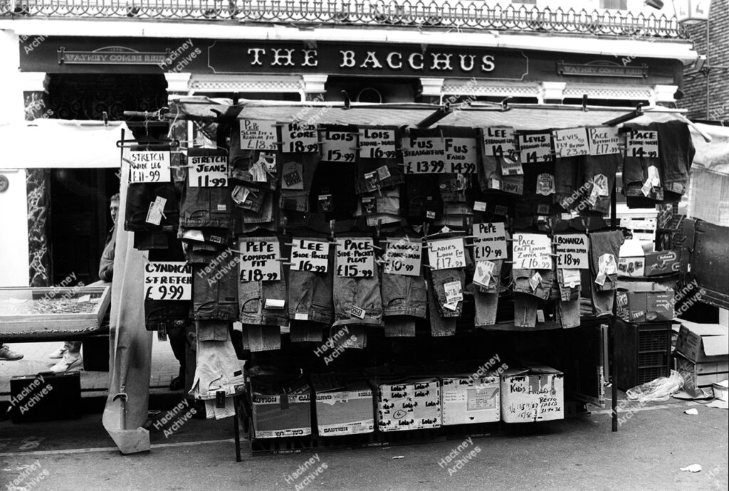 Hoxton Street market, 1986.