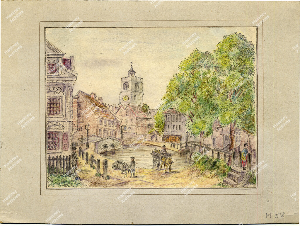 Church Street, Hackney (now Mare Street), 1750s.