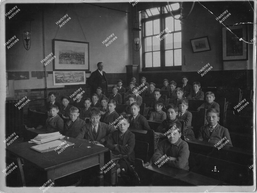 Lauriston Road Boys School, Darby Road. Class photograph, c.1925.