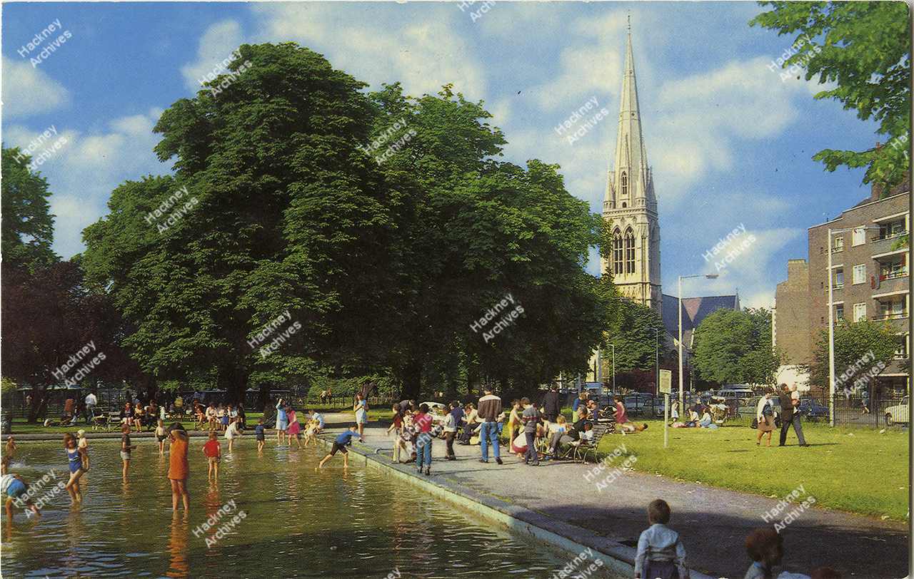 The Paddling pool, Clissold Park, Stoke Newington Church Street