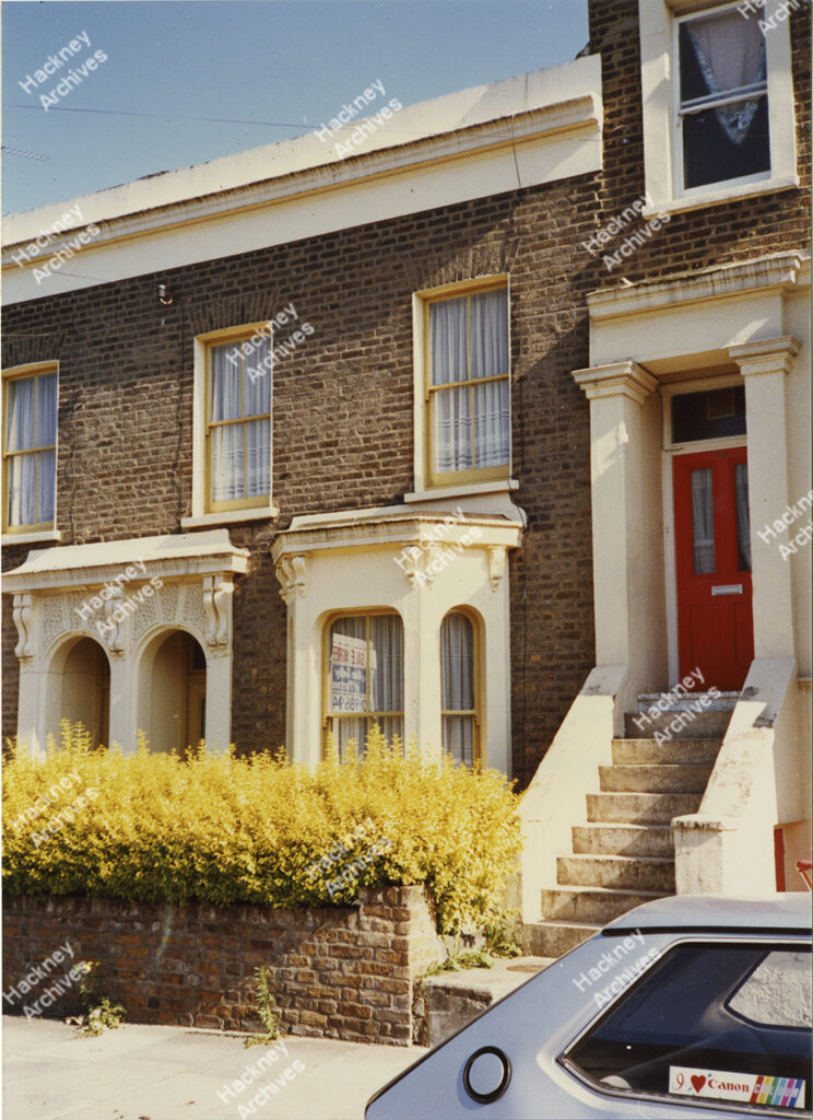 154 Glenarm Road, Clapton, Hackney, 1986.