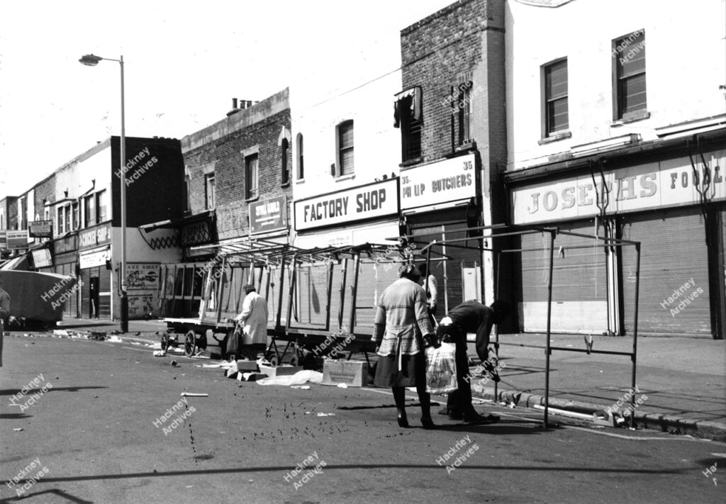 Ridley Road Market, 1980.