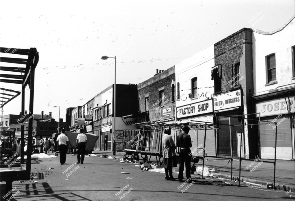 Ridley Road Market, 1980.