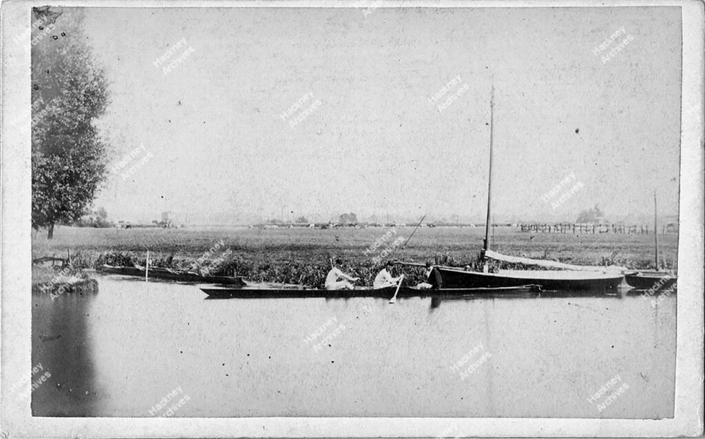 Rowing scene on the Lea, 1873.