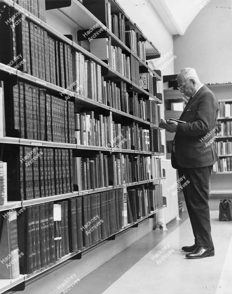 Hackney Central Library, Mare Street, c.1965.