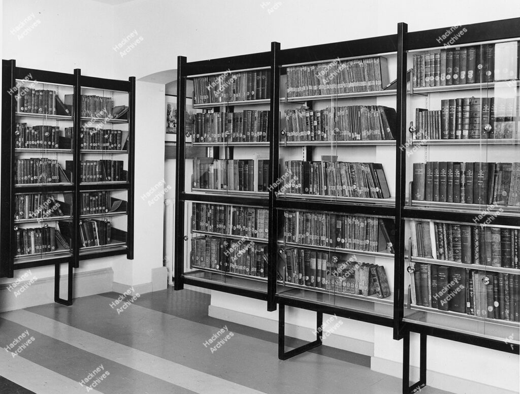 The local history room at Hackney Central library after modernisation, 1965.
