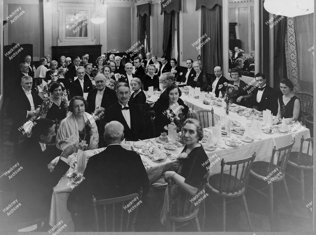 Stoke Newington Literary and Scientific Association, Jubilee Dinner in celebration of the Association’s 50th anniversary, November 1937.