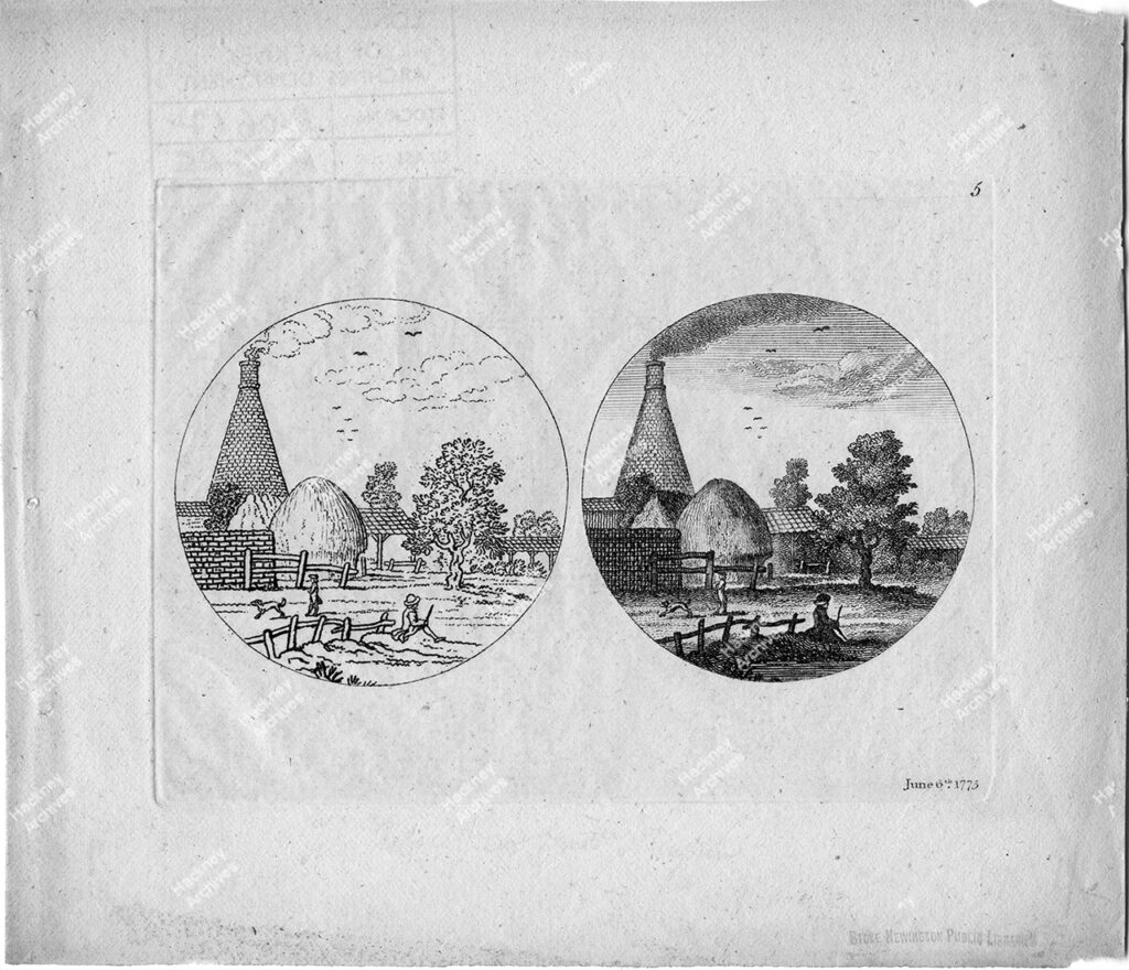 The Kilns, Green Lanes, Hackney. 1775.