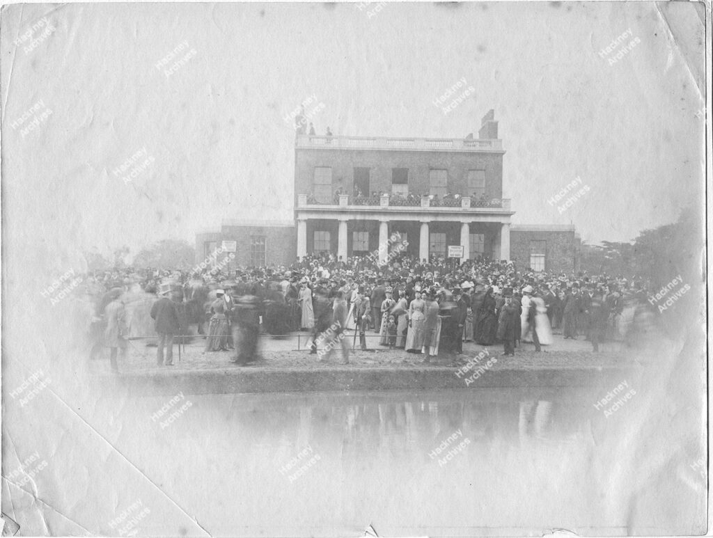 Opening ceremony of Clissold Park, Stoke Newington, Hackney. 1889.