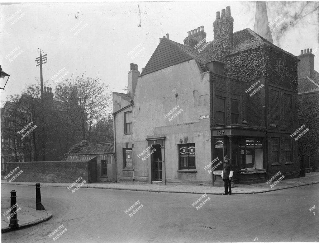 Rose and Crown public House, Halstead House, corner of Albion Road and Stoke Newington Church Street,  Hackney C.1930