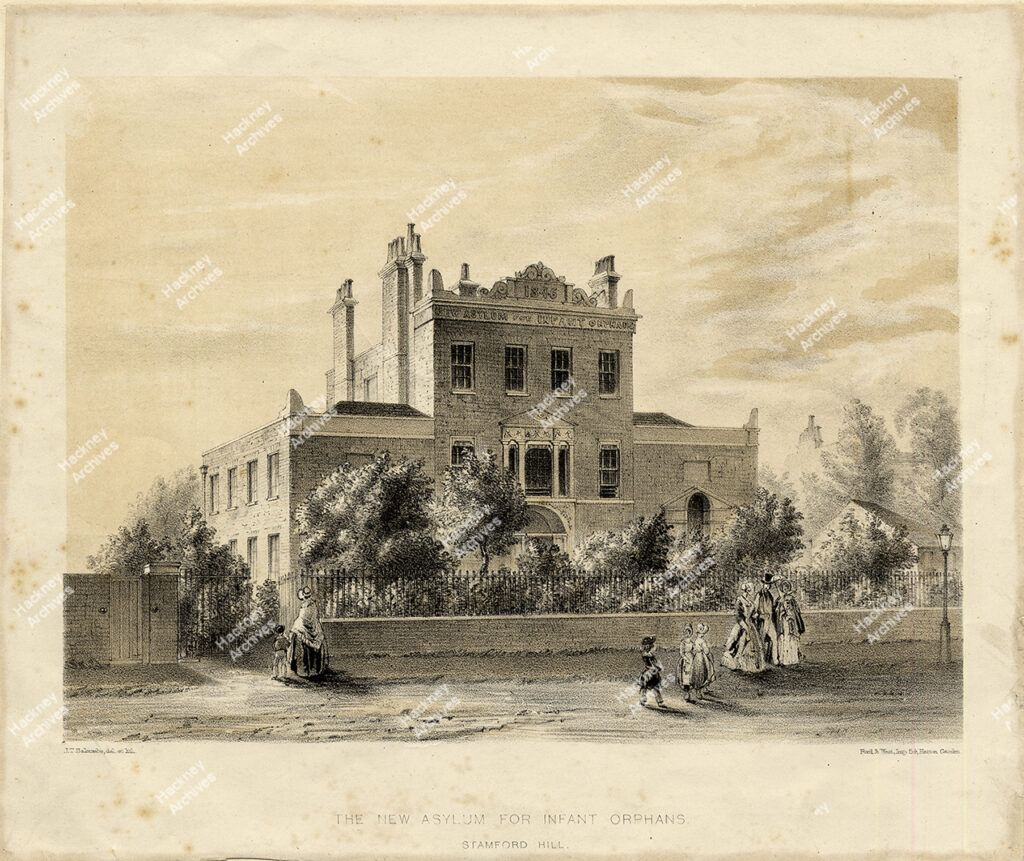 New Asylum for Infant Orphans, Stamford Hill, Hackney, c.1846.