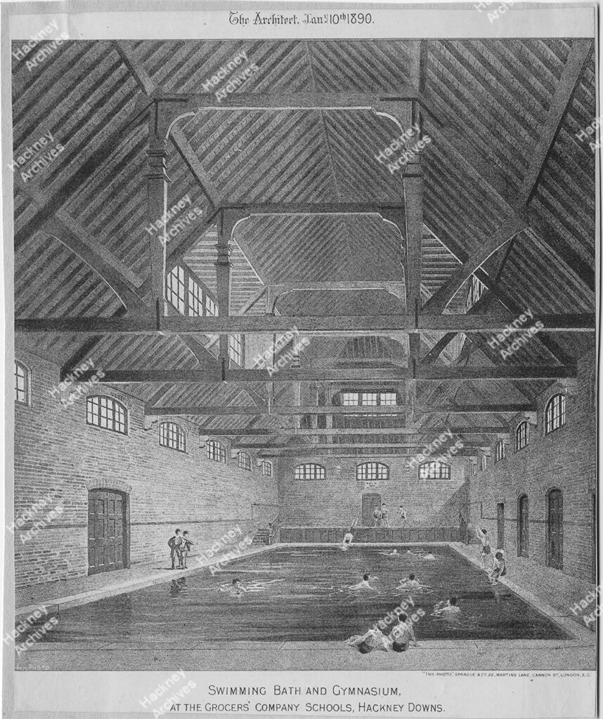 The Grocers’ School, Middle Class Schools, Hackney Downs, Hackney. 1876.