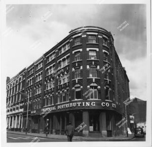Universal Distributing Co. LTD, Great eastern Street, Shoreditch, Hackney. 1969.