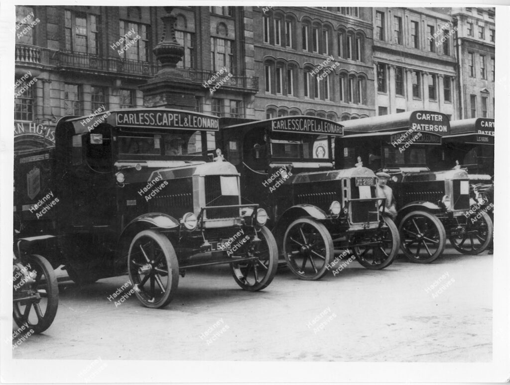 Carless, Capel & Leonard fleet of motor vehicles, c.1934.