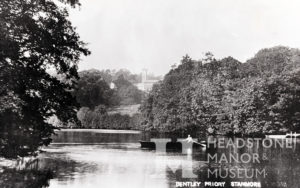 Bentley Priory, from the lake