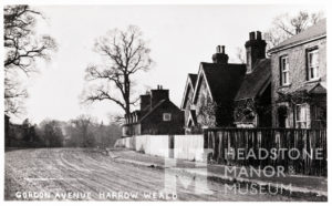 Gordon Avenue, 116-130, Looking Towards Kenton Lane