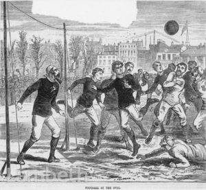 FOOTBALL AT THE OVAL, KENNINGTON
