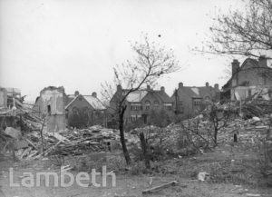LOVELACE ROAD,  TULSE HILL: WORLD WAR II INCIDENT