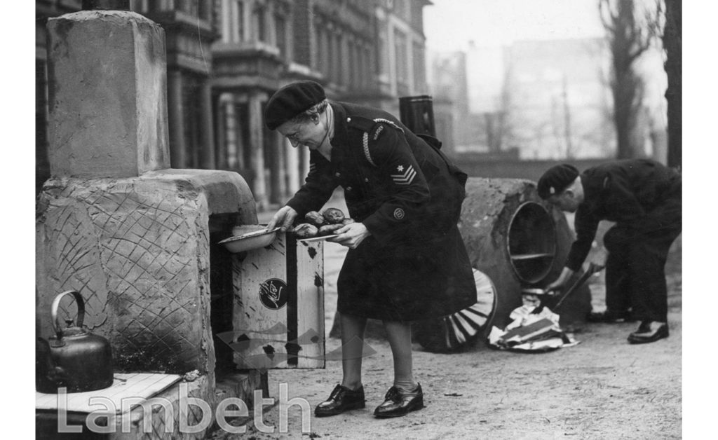 FIELD KITCHENS, BRIXTON ROAD, BRIXTON : WORLD WAR II