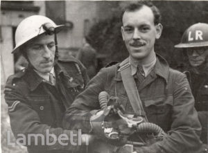 SIR ERNEST GOWERS VISIT, LAMBETH : WORLD WAR II