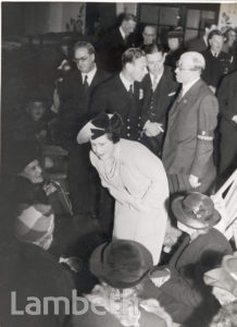 ROYAL VISIT, BRIXTON : WORLD WAR II