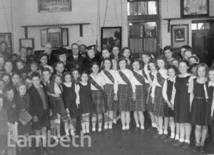 DISTRIBUTION OF TOYS, LOWER MARSH SCHOOL: WORLD WAR II:
