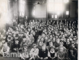 DISTRIBUTION OF TOYS, SUDBOURNE ROAD SCHOOL: WORLD WAR II