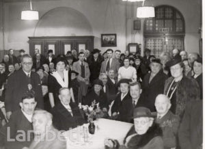 OLD FOLKS TEA, MAYOR'S VISIT: REST CENTRE, SOUTH LAMBETH