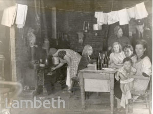 LAMBETH, WORLD WAR II: LIVING UNDER TARPAULINS