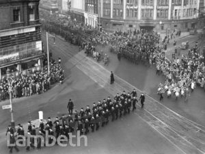 LORD MAYOR'S VISIT, LAMBETH TOWN HALL BRIXTON :WORLD WAR II