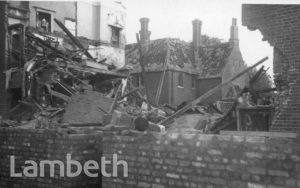 ROYAL STREET, LAMBETH: WORLD WAR II INCIDENT