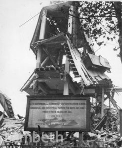 MORLEY COLLEGE, WATERLOO: WORLD WAR II INCIDENT