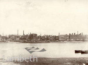THAMES FORESHORE VIEW, LAMBETH