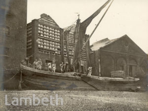 THAMES FORESHORE, LAMBETH, CANN'S WHITING WORKS
