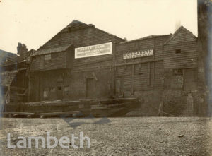 THAMES FORESHORE, LAMBETH, CANN'S WHITING WORKS
