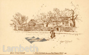 COTTAGE, MITCHAM LANE, STREATHAM