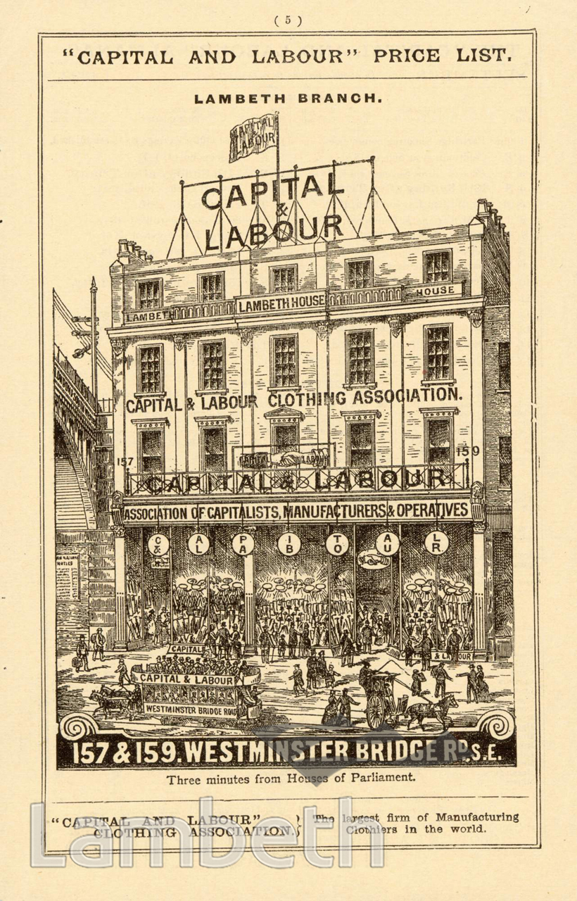 CAPITAL AND LABOUR CLOTHING ASSOCIATION, WATERLOO