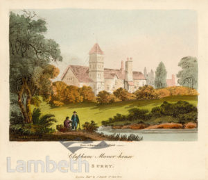 THE MANOR HOUSE, TURRET GROVE, CLAPHAM