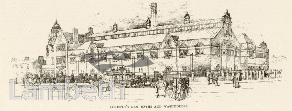 LAMBETH PUBLIC BATHS, LAMBETH ROAD, LAMBETH