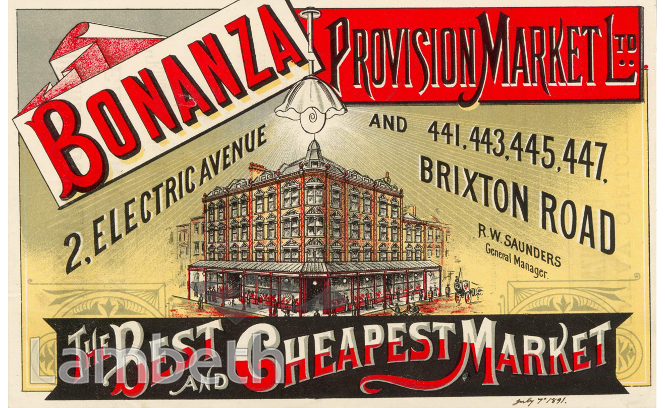 BONANZA MARKET, ELECTRIC AVENUE, BRIXTON CENTRAL