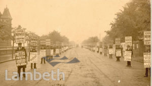 CRYSTAL PALACE PARADE, UPPER NORWOOD: ADVERTISING