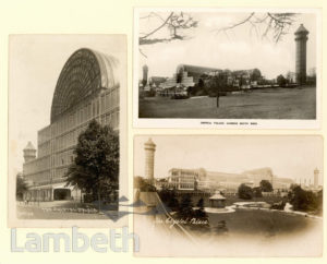 CRYSTAL PALACE, SYDENHAM, UPPER NORWOOD