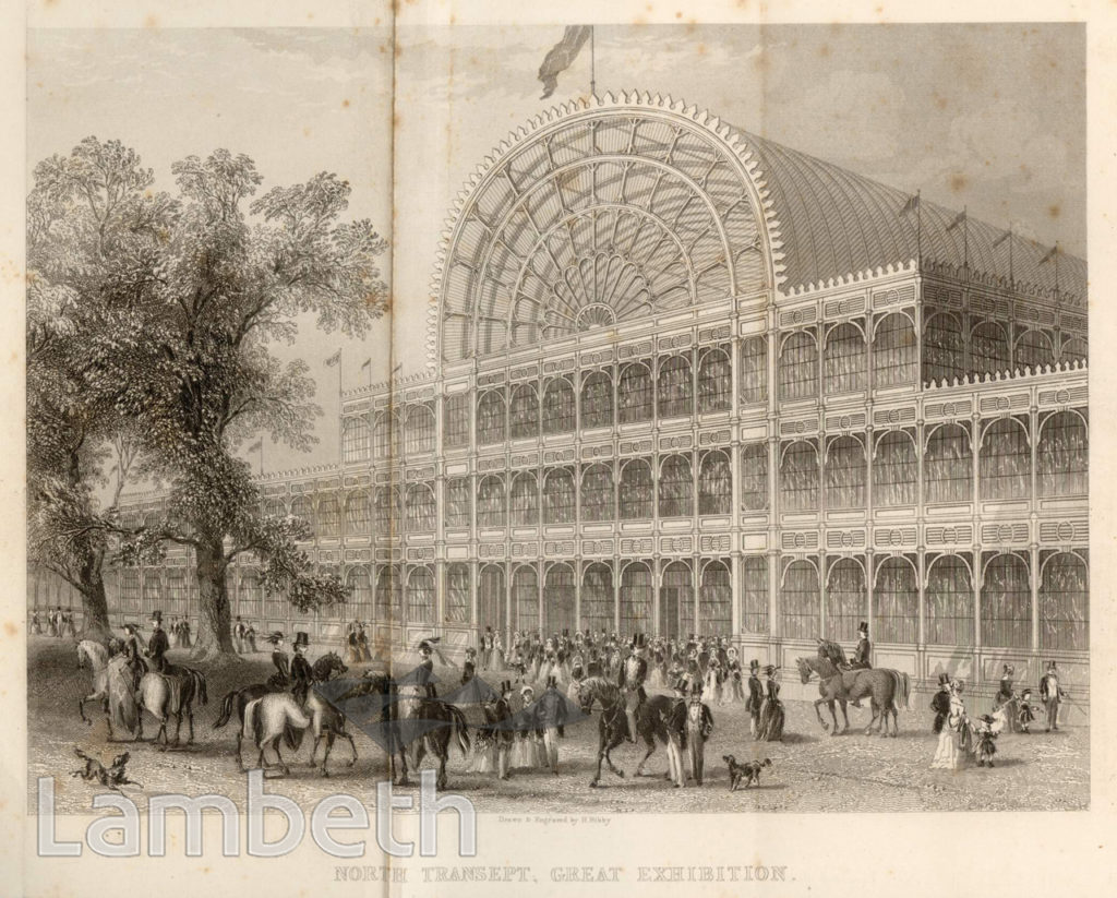 THE GREAT EXHIBITION (LATER THE CRYSTAL PALACE), HYDE PARK