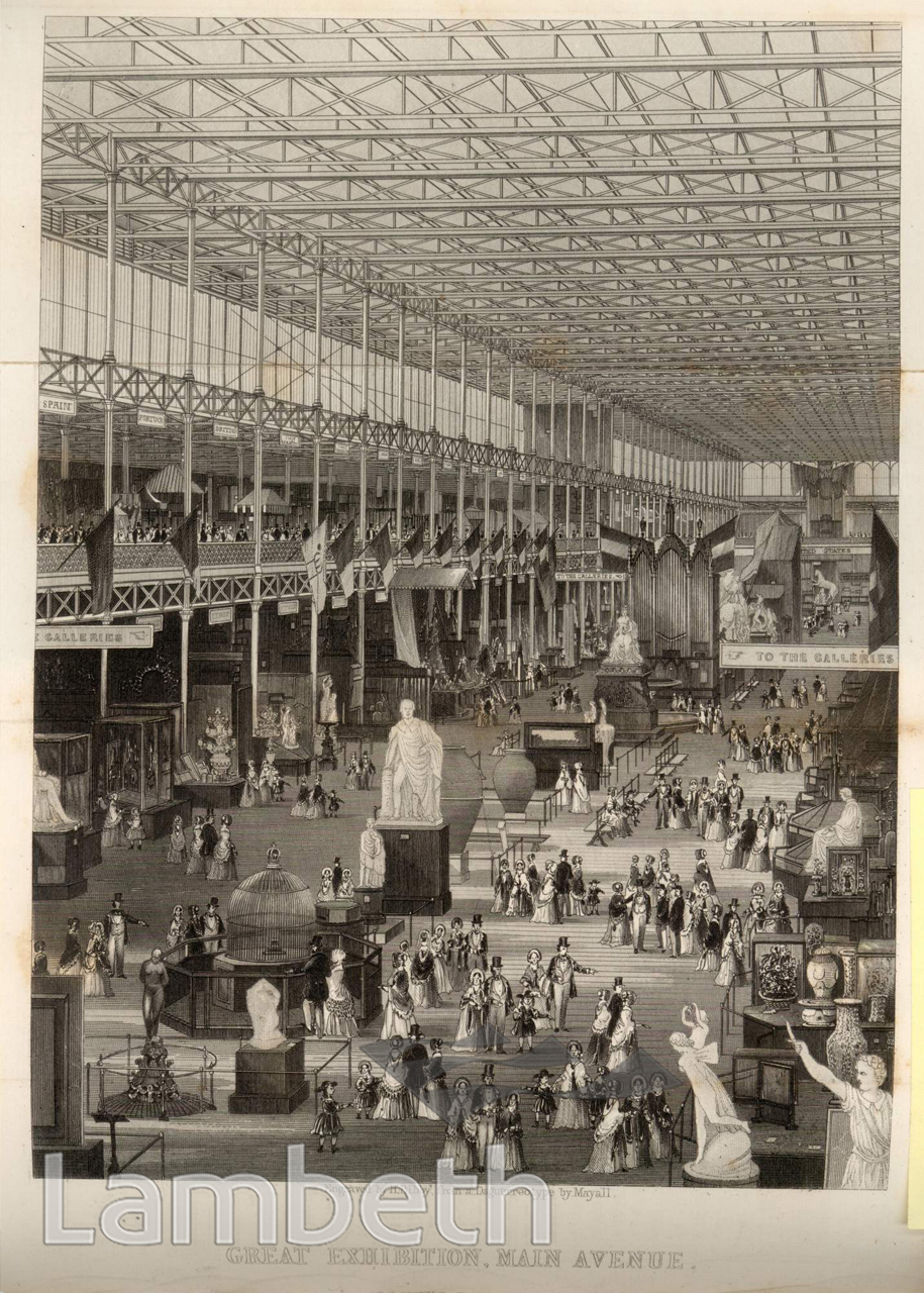 THE GREAT EXHIBITION (LATER THE CRYSTAL PALACE), HYDE PARK