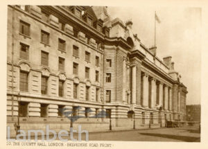 COUNTY HALL, BELVEDERE ROAD, WATERLOO