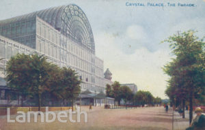 CRYSTAL PALACE, SYDENHAM, UPPER NORWOOD