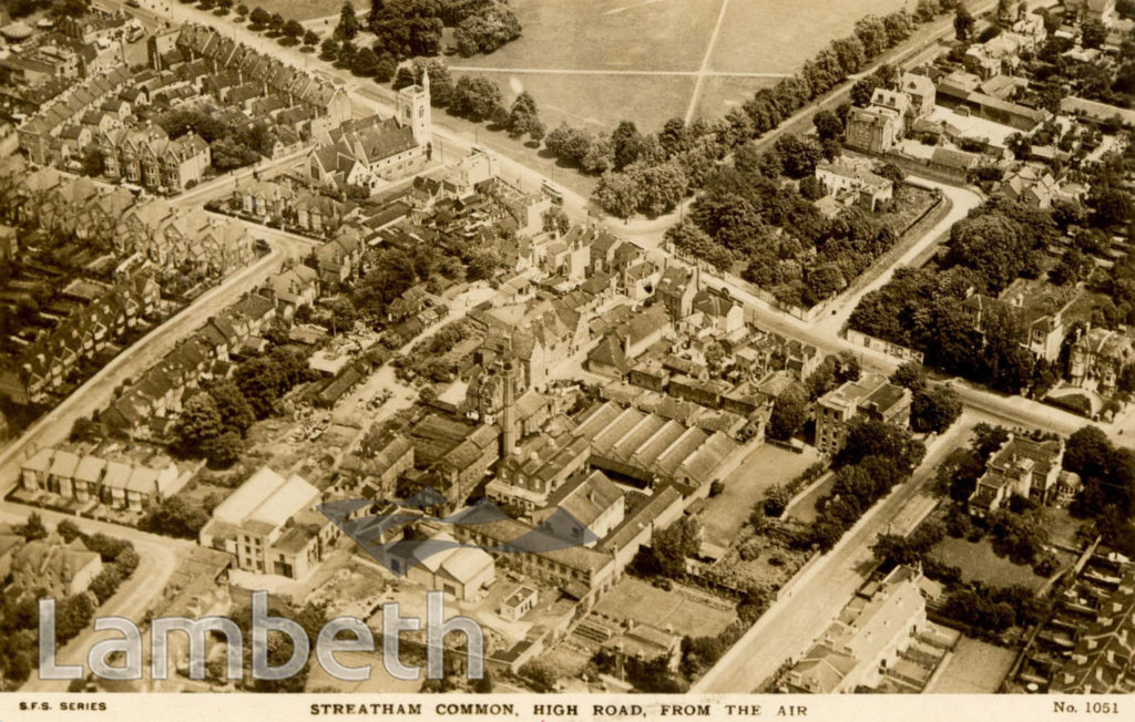 AERIAL VIEW, FACTORY SQUARE, STREATHAM COMMON