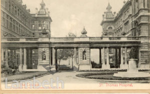 ST THOMAS' HOSPITAL, LAMBETH