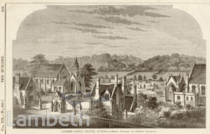 LAMBETH CEMETERY, BLACKSHAW ROAD, TOOTING